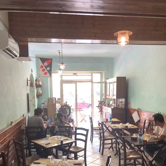 Piatto servito alla trattoria La Bitta di Viareggio